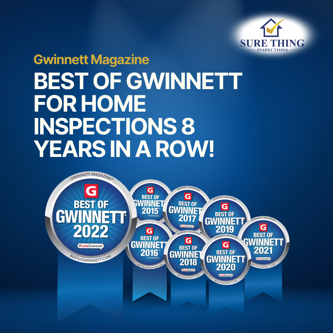 Sure Thing Home Inspections Named Best of Gwinnett 2022