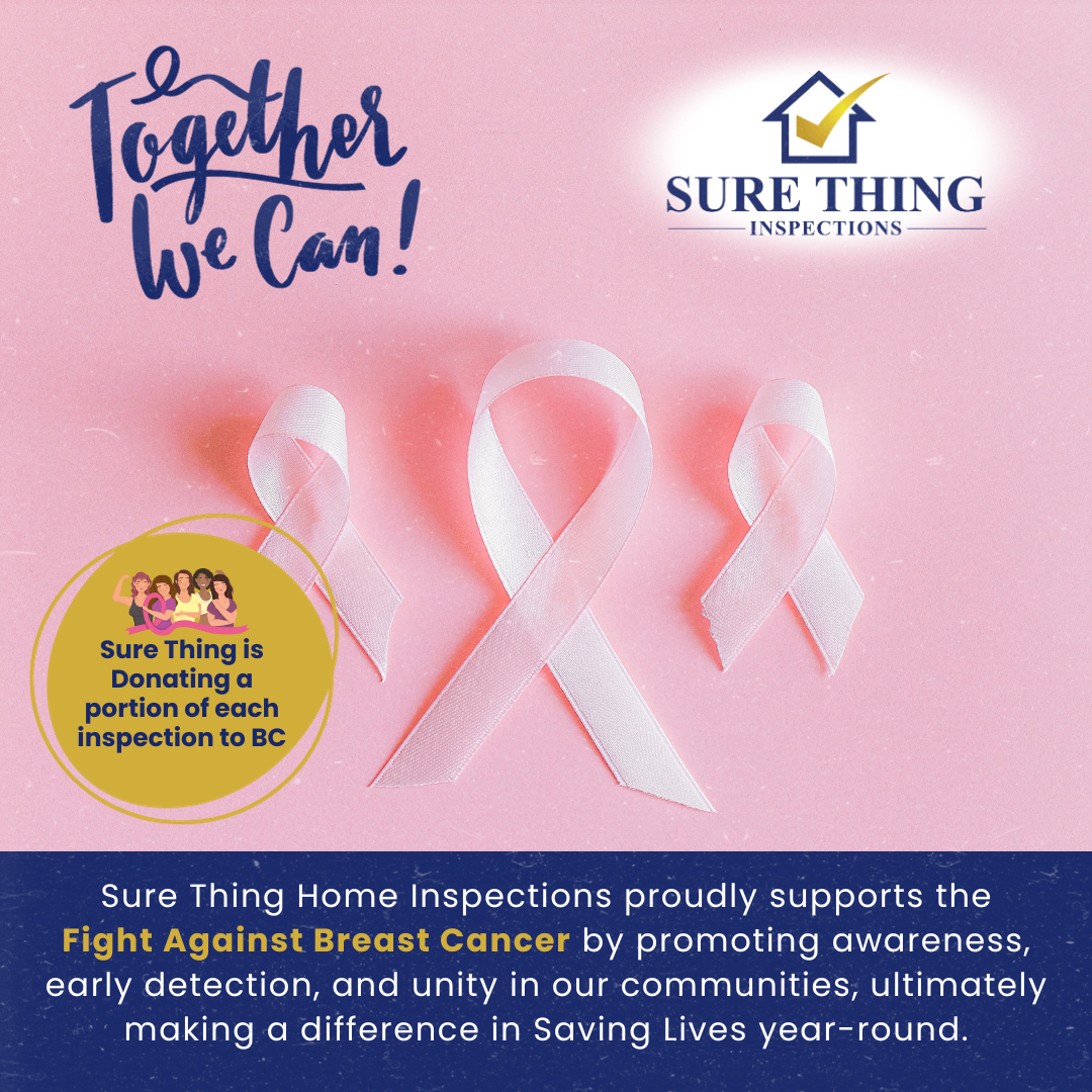 Sure Thing Home Inspections Fight Against Breast Cancer Poster
