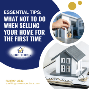 Sure Thing Home Inspections Essential Tips_ What Not to Do When Selling Your Home for the First Time