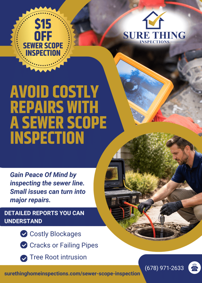 Sure-Thing-Home-Inspections-Sewer-Scope-Inspection-Promo-March-Promo