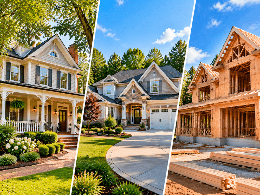 1. Lawrenceville, GA homes representing historic properties, established neighborhoods, and new construction for residential home inspection services.